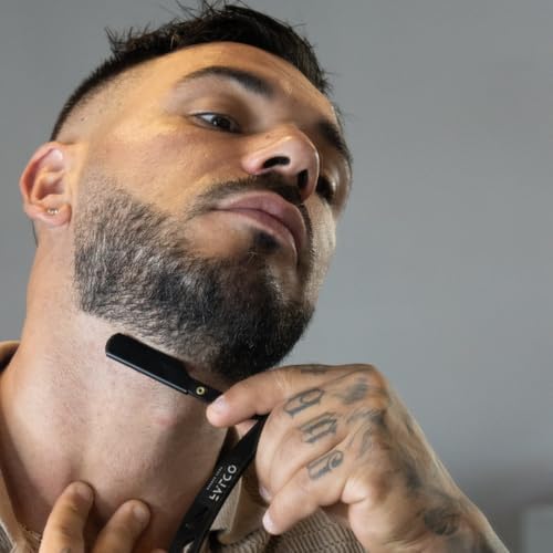 Falco Barber Shop Rasoir Barbe Homme 20 Demi-Lames Pochette de Transport